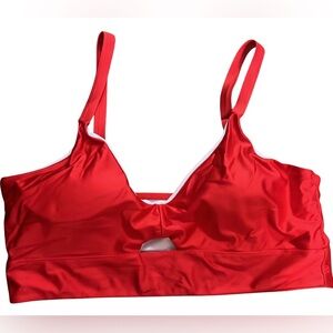 🌟2/$25 SHEIN Red Swim Top